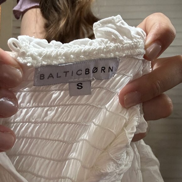 Baltic Born Loveland Geo White Lace Maxi Dress - Picture 5 of 6